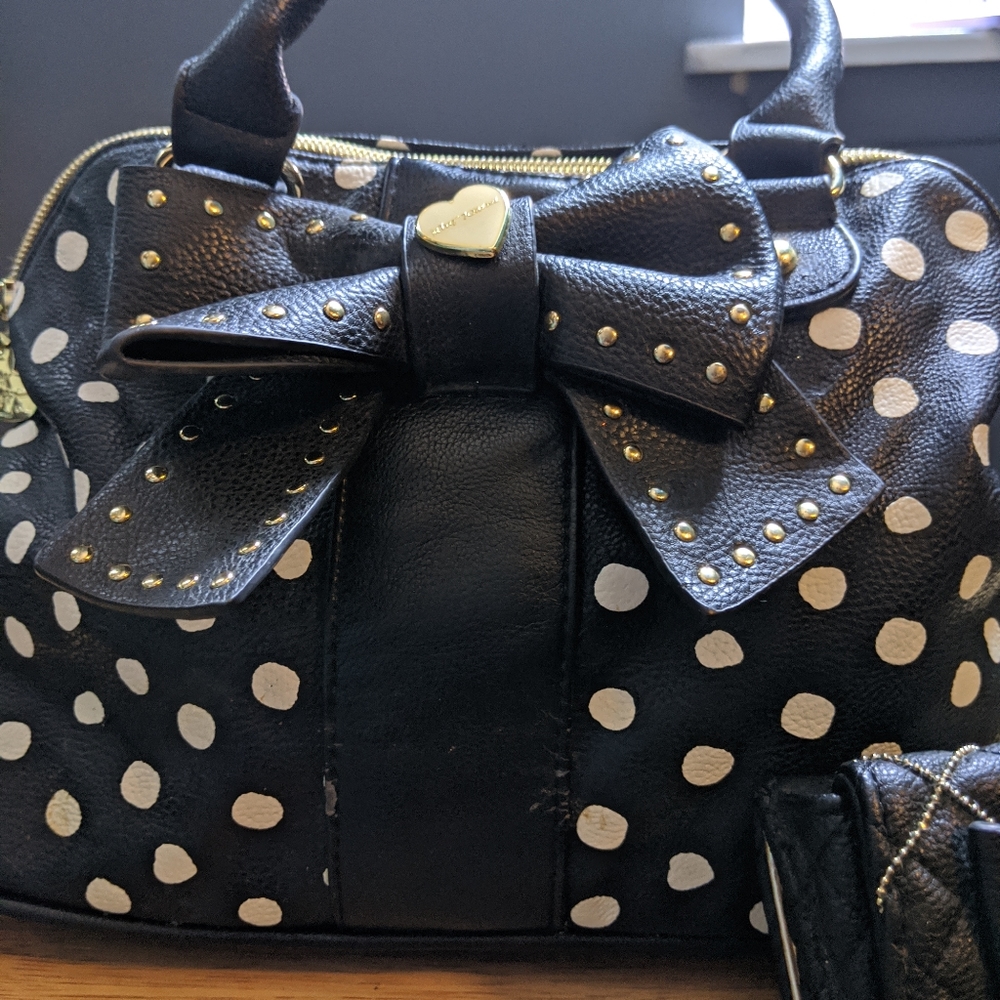 Betsey Johnson purse and wallet combo